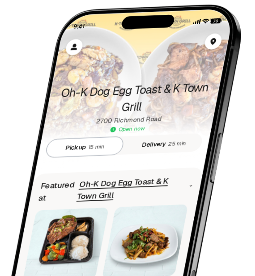 Oh-K Dog Egg Toast & K Town Grill app preview